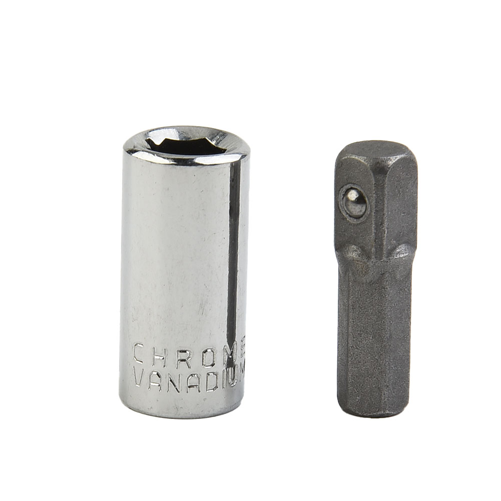 Power Xchange Tools - ドリルソケットアダプタコンバータセット 1/4 インチ六角シャンクから 1/4 インチスクエアドライバーツールクイックチェンジ電動工具部品
