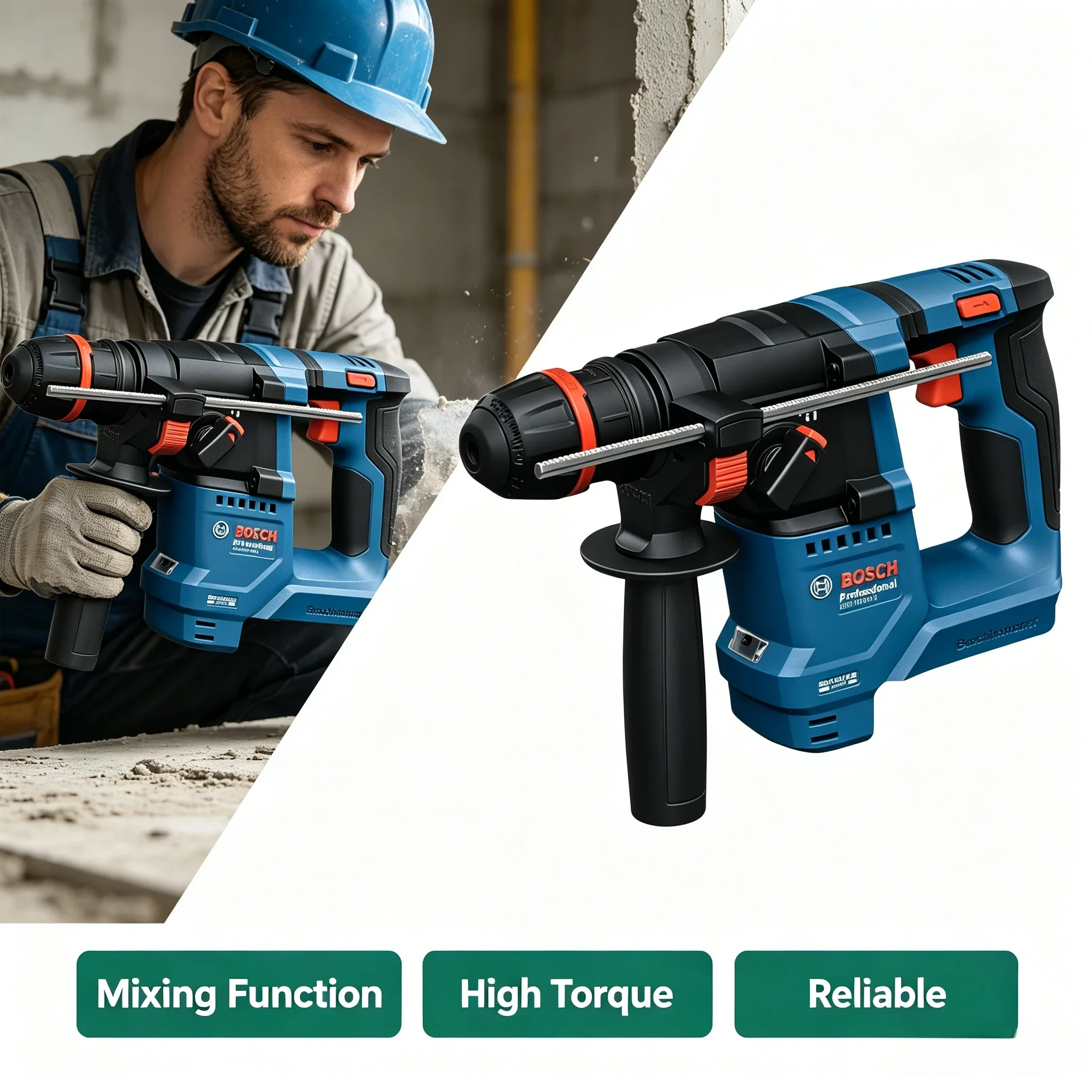 Power Tools Professional - BOSCH GBH 18V-18X 18V ブラシレス コードレス