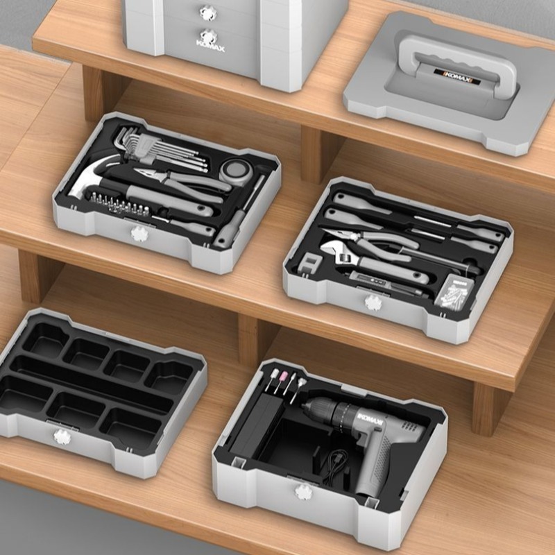 プロの家庭用電動工具セット多機能電動ドリルドライバーハンドツ - Power Tools In Electrical のレビューと価格